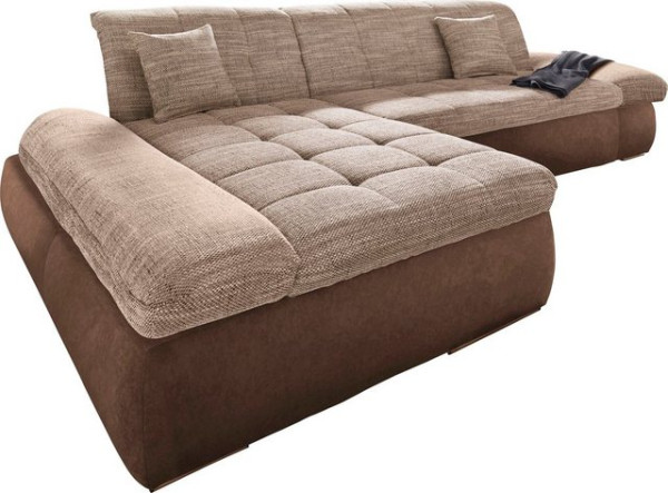 DOMO collection Ecksofa PB Moric wahlweise mit Bettfunktion + Armteilverstellung, Schlafsofa, im XXL