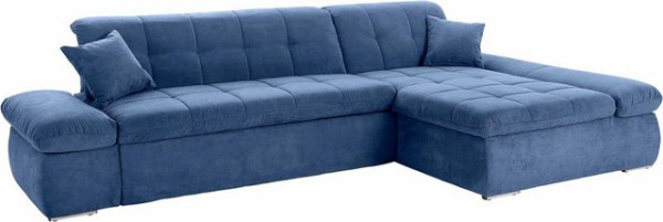 DOMO collection Ecksofa NMoric XXL, B/T/H: 300/172/80cm, Revamierenabschluss, wahlweise mit Bettfunk