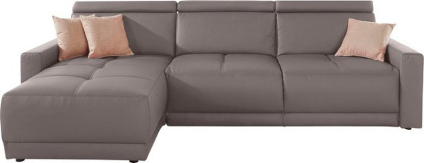 DOMO collection Ecksofa Ava, mit Recamiere, Federkern wahlweise mit Kopfteilverstellungen