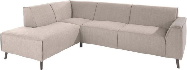 DOMO collection Ecksofa Amora, mit Ottomane, inklusive komfortablen Federkerns