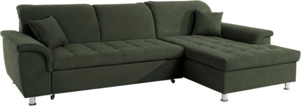 DOMO collection Ecksofa Franzi, wahlweise mit Kopfteilverstellung (dann Tiefe: 170 cm)