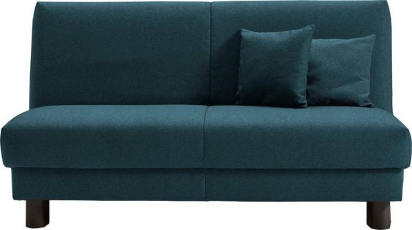 ell + ell Schlafsofa Enny, Liegefläche Breite 155 cm, Liegehöhe 40 cm, Füße schwarz, Rückenlehne