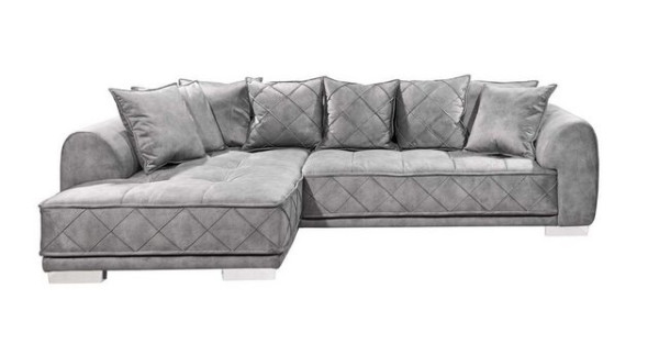 ED EXCITING DESIGN Ecksofa, Sentina Ecksofa 319 x 194 cm Ecksofa Couch Grau