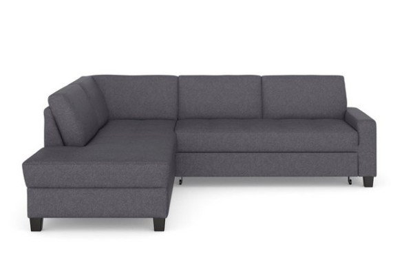 DOMO collection Ecksofa Florentina, wahlweise mit Bettfunktion, mit Kontrastnaht