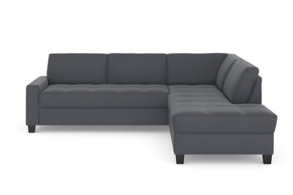 DOMO collection Ecksofa Florentina, wahlweise mit Bettfunktion, mit Kontrastnaht