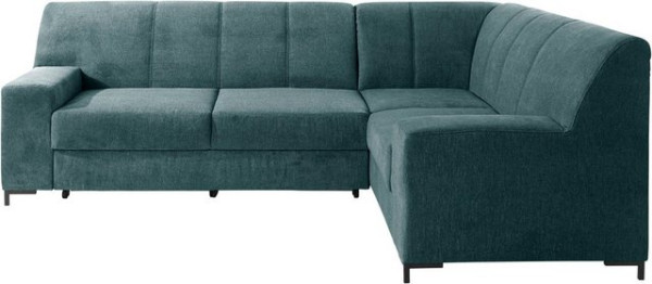 DOMO collection Ecksofa Ledas, mit extrabreiten Armteilen, wahlweise mit Bettfunktion