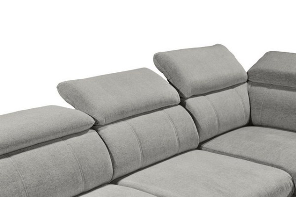 ED EXCITING DESIGN Ecksofa Albany, mit Schlaffunktion, Bettkasten, verstellbare Kopflehnen