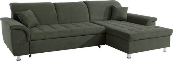 DOMO collection Ecksofa Franzi, wahlweise mit Kopfteilverstellung (dann Tiefe: 170 cm)