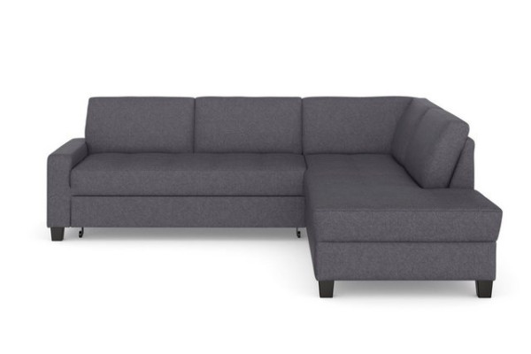 DOMO collection Ecksofa Florentina, wahlweise mit Bettfunktion, mit Kontrastnaht