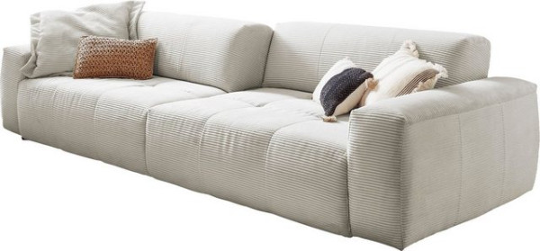 3C Candy Big-Sofa Yoshy, Zwei Sitztiefen durch verstellbare Rückenlehne, Bezug in Cord