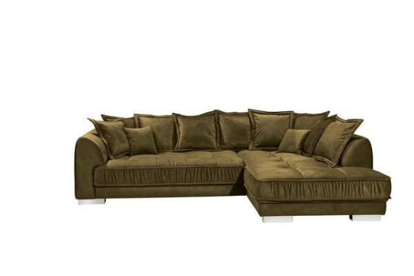 ED EXCITING DESIGN Ecksofa, Pascha Ecksofa 308 x 192 cm Sofa Couch Eckcouch Olive