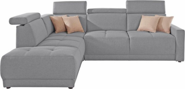 DOMO collection Ecksofa Ava, mit Ottomane, Federkern wahlweise mit Kopfteilverstellungen