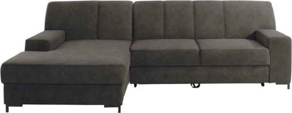 DOMO collection Ecksofa Ledas, mit extrabreiten Armteilen, wahlweise mit Bettfunktion