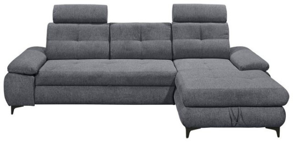 ED EXCITING DESIGN Ecksofa Altona, 2 Teile, Frei stellbar, Bettfunktion, Stauraum, Arm- und Kopfstüt