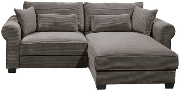 ED EXCITING DESIGN Ecksofa Angelina, 2 Teile, frei im Raum stellbar, mit Bettkasten, mit Schlaffunkt