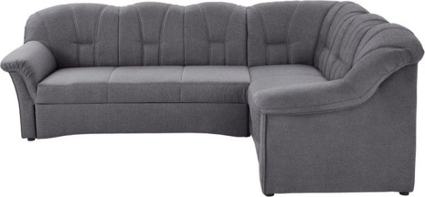 DOMO collection Ecksofa Papenburg B/T/H: 242/190/84 cm, wahlweise mit Bettfunktion, Langer Schenkel