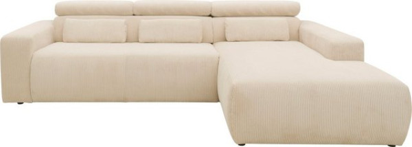 DOMO collection Ecksofa Brandon große Ausführung B/T/H: 289/177/80 cm