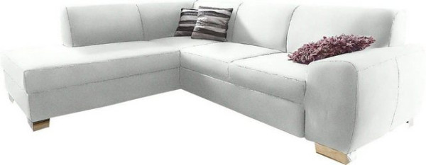 DOMO collection Ecksofa Ricardo, mit Ottomane, wahlweise mit Bettfunktion