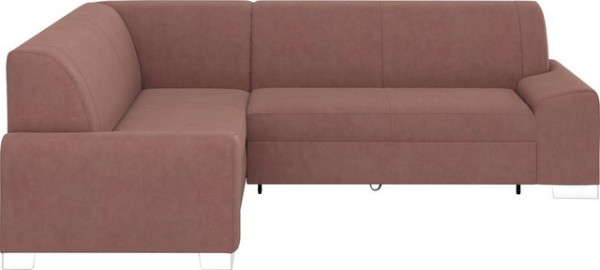 DOMO collection Ecksofa Anzio, Wahlweise mit Bettfunktion und Federkern