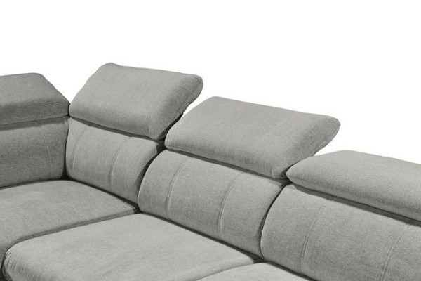 ED EXCITING DESIGN Ecksofa Albany, mit Schlaffunktion, Bettkasten, verstellbare Kopflehnen