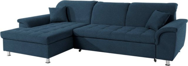 DOMO collection Ecksofa Franzi, wahlweise mit Kopfteilverstellung (dann Tiefe: 170 cm)