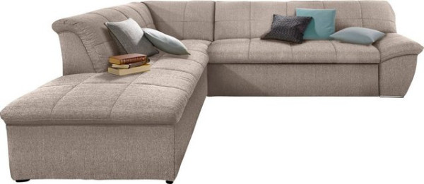 DOMO collection Ecksofa Flash, wahlweise mit Bettfunktion