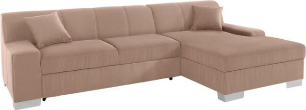 DOMO collection Ecksofa Bero, wahlweise mit Bettfunktion