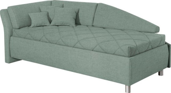 ADA trendline Schlafsofa Lindsay, Bettkasten, Zierkissen-Set aus: 2 Stk. 40x40cm, 1 Stk. 30x30cm