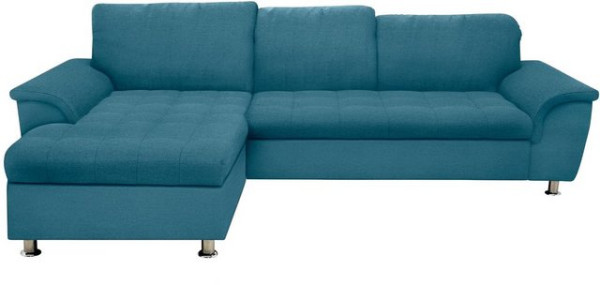 DOMO collection Ecksofa Franzi Steppung im Sitzbereich B7T/H: 278/162/80 cm, Schlafsofa, wahlweise m