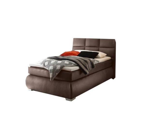 ED EXCITING DESIGN Boxspringliege (120 x 200 cm, Kosali 1 dark brown 120 cm), Braun