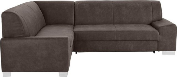 DOMO collection Ecksofa Anzio, Wahlweise mit Bettfunktion und Federkern