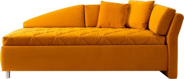 ADA trendline Schlafsofa Lindsay, Bettkasten, Zierkissen-Set aus: 2 Stk. 40x40cm, 1 Stk. 30x30cm