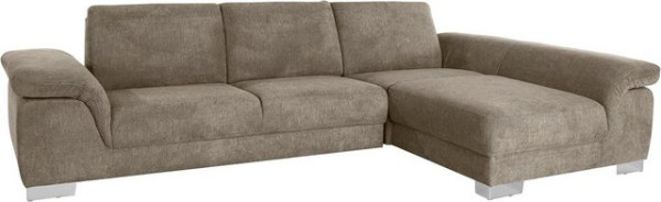 DOMO collection Ecksofa Caleri, wahlweise mit Armlehnfunktion