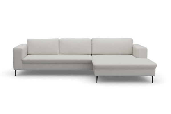 DOMO collection Ecksofa Modica, moderne Optik mit großzügiger Recamière, auch in Cord