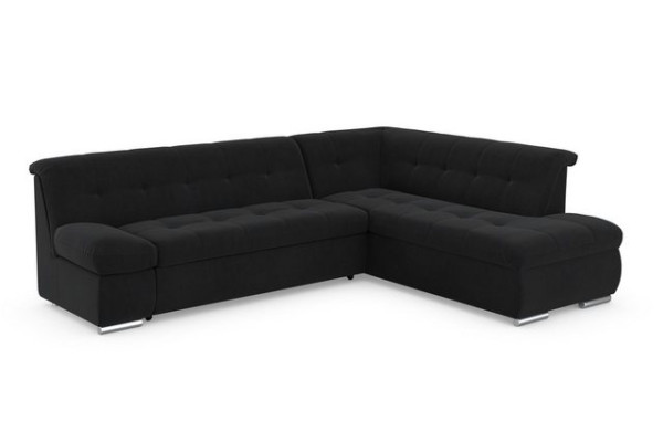 DOMO collection Ecksofa Mona, wahlweise mit Bett- und Armlehnfunktion