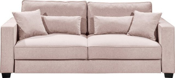 ED EXCITING DESIGN Schlafsofa Melvin, mit Bettfunktion, Bettkasten, Rücken-, Nieren- und Zierkissen