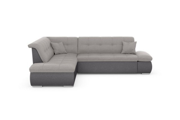 DOMO collection Ecksofa Moric, wahlweise mit Bettfunktion und Armlehnenverstellung