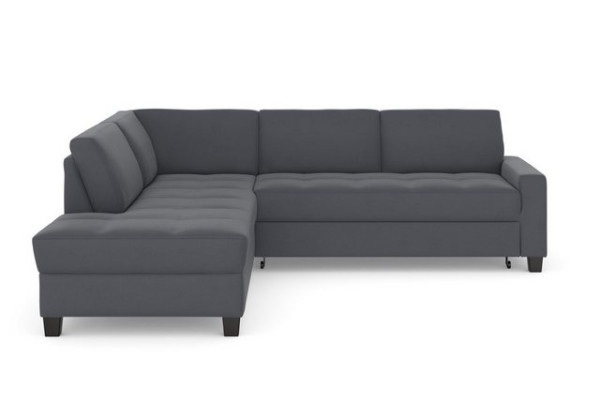 DOMO collection Ecksofa Florentina, wahlweise mit Bettfunktion, mit Kontrastnaht