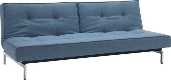 INNOVATION LIVING ™ Schlafsofa Splitback, mit chromglänzenden Beinen, in skandinavischen Design