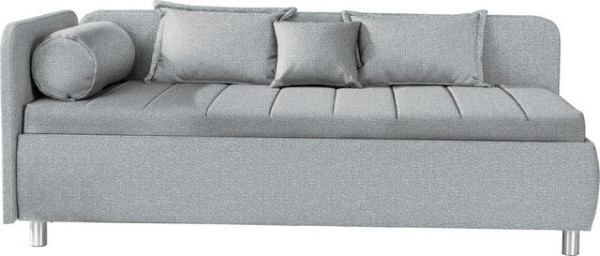 ADA trendline Schlafsofa Kiana, mit Bettkasten und Zierkissen, Liegefläche 90/200 cm oder 100/200 cm