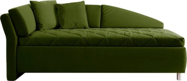 ADA trendline Schlafsofa Lindsay, Bettkasten, Zierkissen-Set aus: 2 Stk. 40x40cm, 1 Stk. 30x30cm