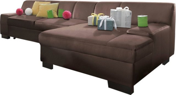 DOMO collection Ecksofa Norma Top, wahlweise mit Bettfunktion