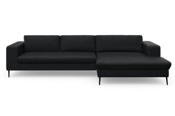 DOMO collection Ecksofa Modica, moderne Optik mit großzügiger Recamière, auch in Cord