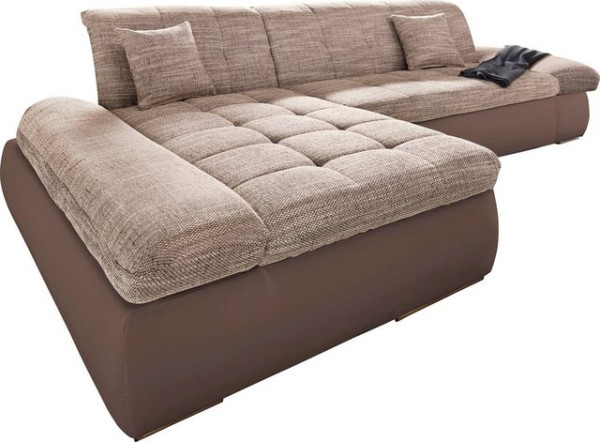 DOMO collection Ecksofa PB Moric wahlweise mit Bettfunktion + Armteilverstellung, Schlafsofa, im XXL