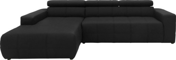 DOMO collection Ecksofa Brandon große Ausführung B/T/H: 289/177/80 cm