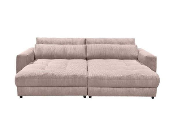 ED EXCITING DESIGN Big-Sofa Barura, Rückenkissen, Nierenkissen, Cord Bezug, frei im Raum stellbar