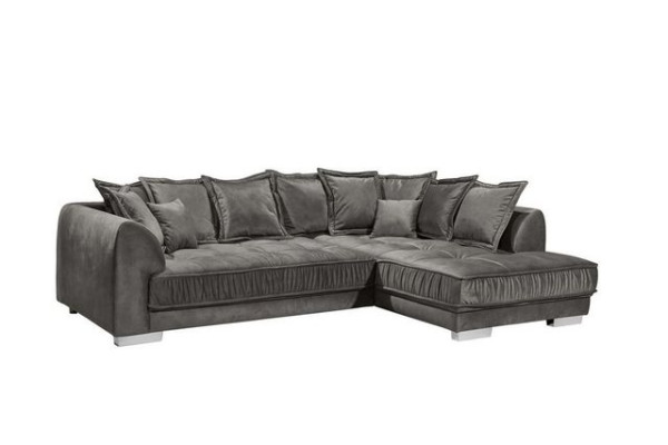 ED EXCITING DESIGN Ecksofa, Pascha Ecksofa 308 x 192 cm Sofa Couch Eckcouch Grau