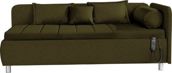 ADA trendline Schlafsofa Kiana, Liegefläche 90/200 cm oder 100/200 cm, Bettkasten, Zierkissen-Set